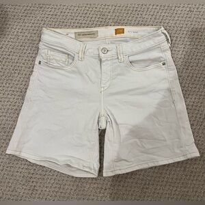 Pilcro Stet White Denim Short